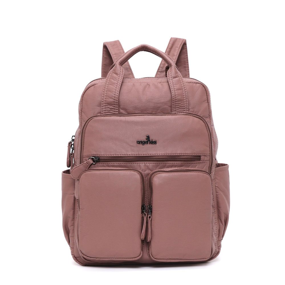 Backpack Purse for Women Soft Washed Leather Multi Pocket Casual Travel🙀